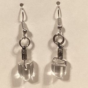 Clear Dangle Earrings
